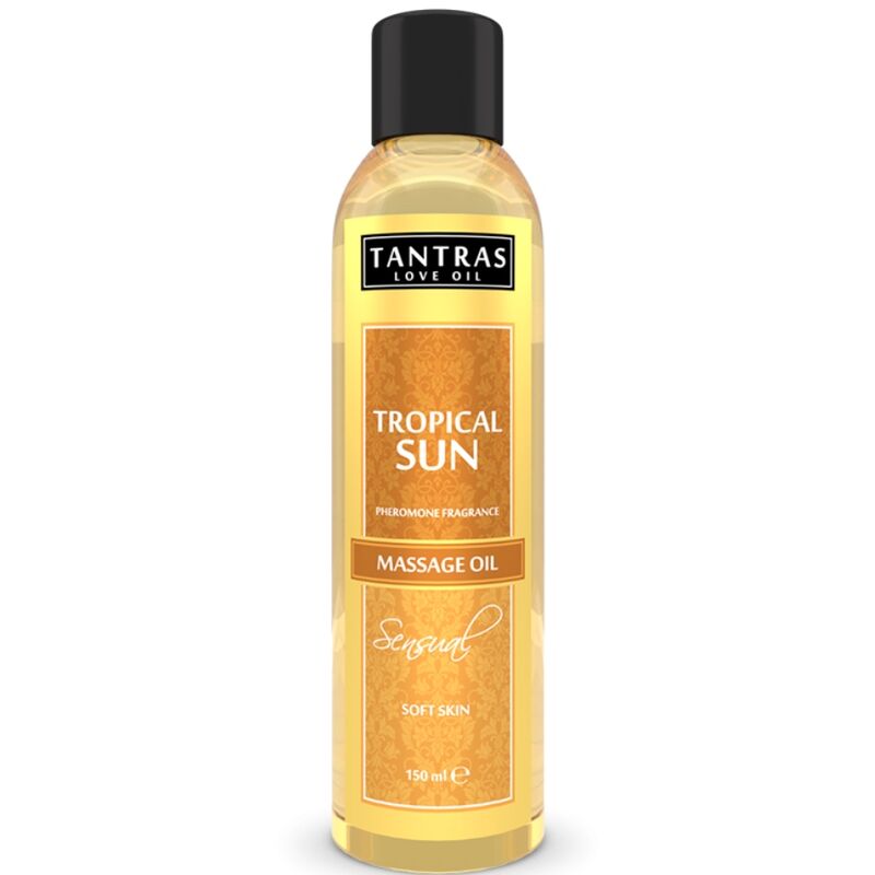 Intimateline Tantras Love Oil Tropical Sun – hierontaöljy, 150 ml