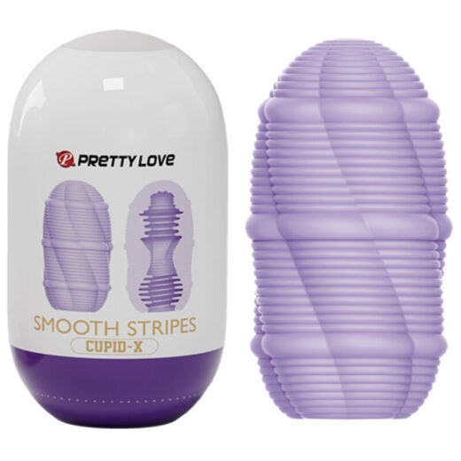 Bodies & Masturbators Smooth Stripes Cupid Egg – masturbaattori