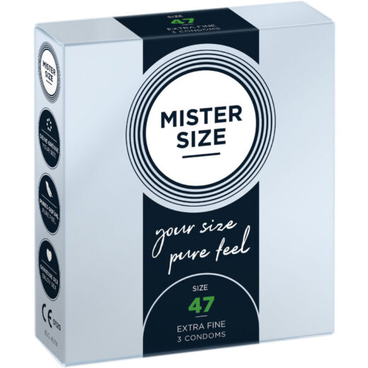 Mister Size – kondomit, 3 kpl