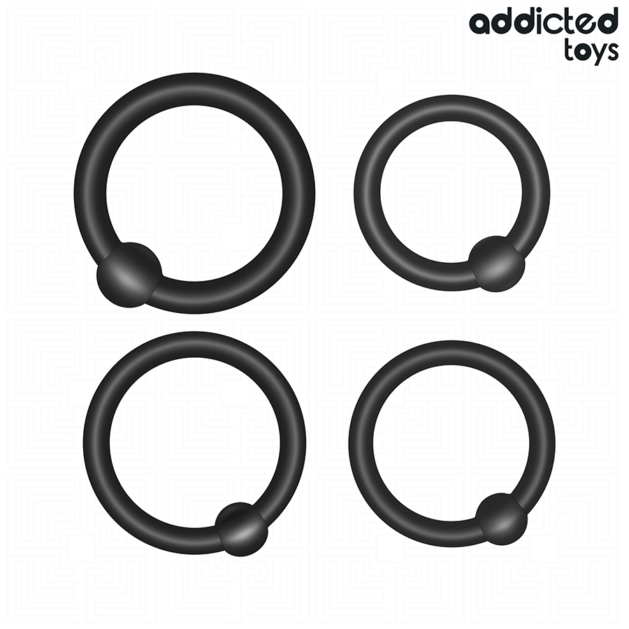 Addicted Toys Set Of Pressure Rings – penisrengassetti
