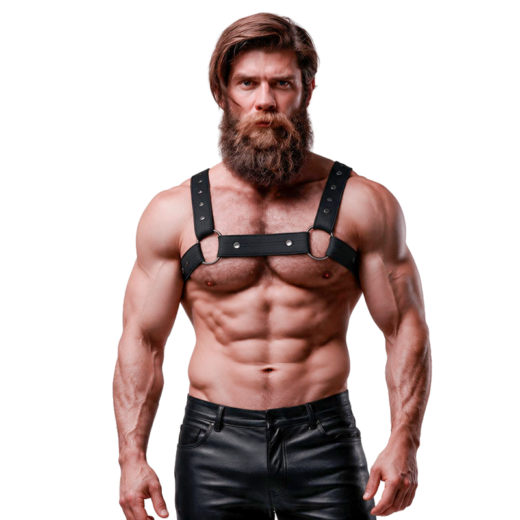 Fetish Submissive Attitude Adjustable Neoprene Chest Sports Harness For Men – miesten valjaat