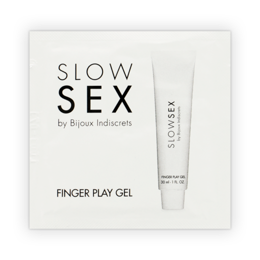 Bijoux Slow Sex Finger Play – intiimihierontageeli, kerta-annos