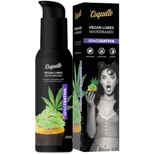 Coquette Cosmetics Premium Experience Vegan Lubes Space Sativa – liukuvoide, 100 ml